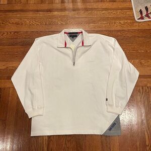 NWT Tommy Hilfiger Bell Atlantic golf‎ clourse quarter zip
